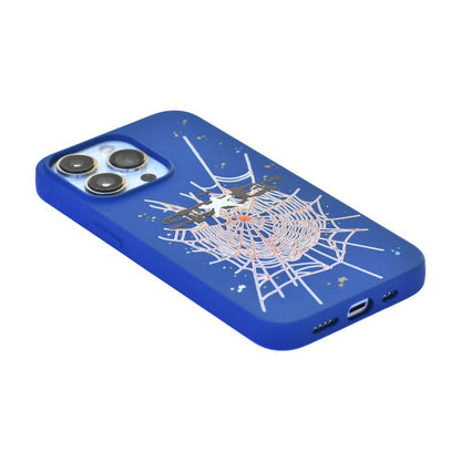 Blue/Orange Spider Case by the Case Market | Streetwear Inspired | Durable and Water Resistant