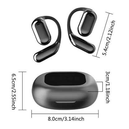 A Full-Color Touchscreen with Active ANC Noise Reduction, Adaptive Active Noise Reduction/Adjustable Equalizer/Bt 5.4 Wireless Bt Earphones Audio Charging Electronic Headset Cable