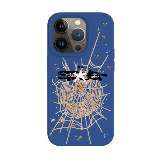 Blue/Orange Spider Case by the Case Market | Streetwear Inspired | Durable and Water Resistant